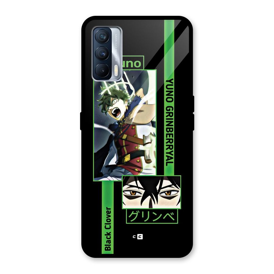 Yuno Black Clover Glass Back Case for Realme X7