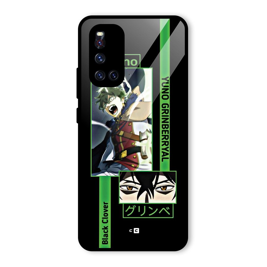 Yuno Black Clover Glass Back Case for Vivo V19