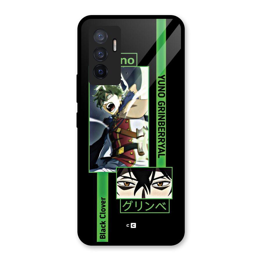 Yuno Black Clover Glass Back Case for Vivo V23e