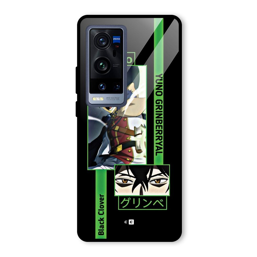 Yuno Black Clover Glass Back Case for Vivo X60 Pro Plus