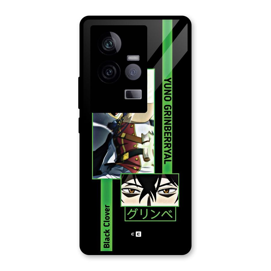 Yuno Black Clover Glass Back Case for Vivo iQOO 11 5G