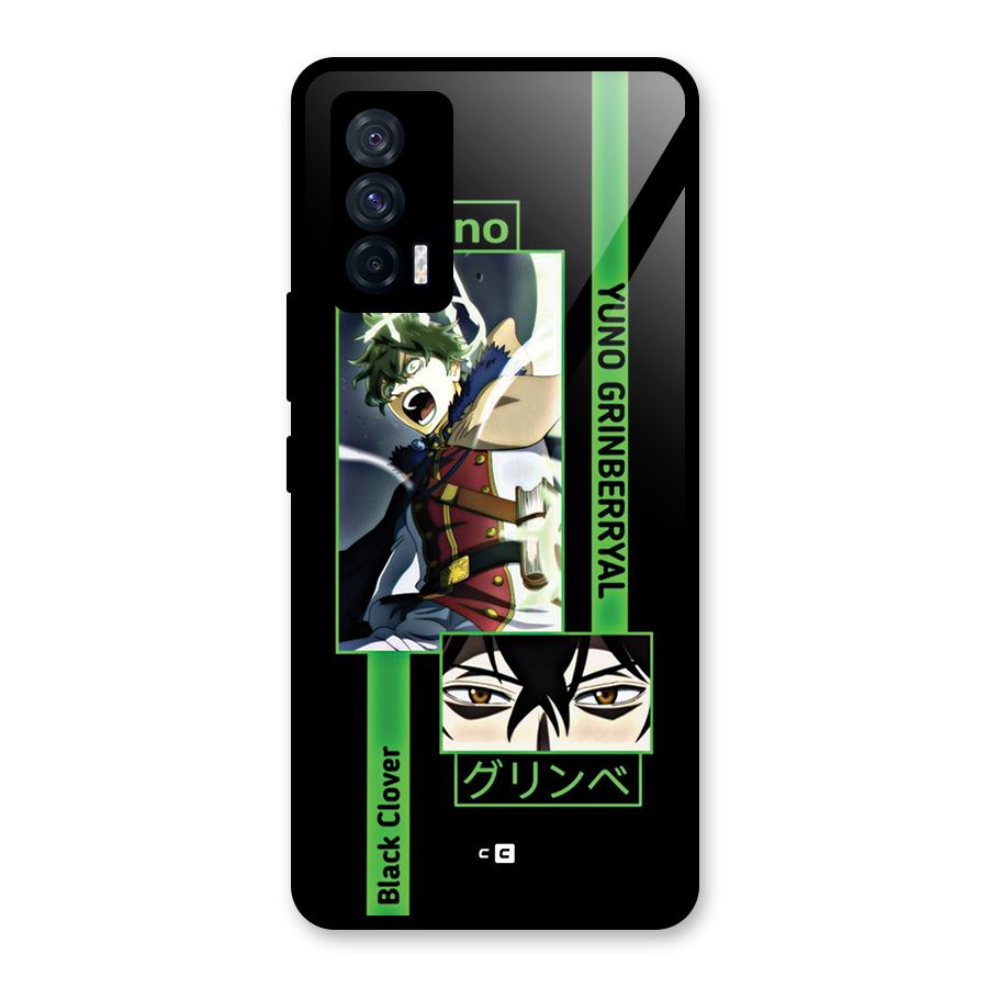 Yuno Black Clover Glass Back Case for Vivo iQOO 7 5G