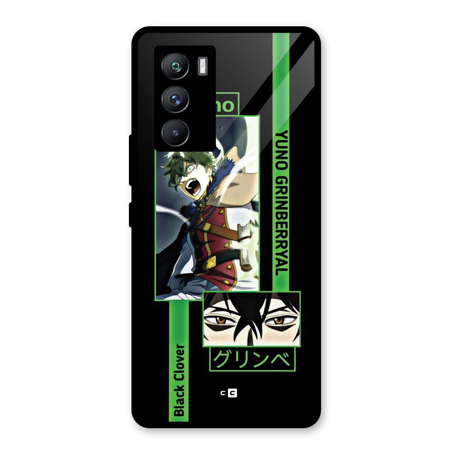 Yuno Black Clover Glass Back Case for Vivo iQOO 9 SE