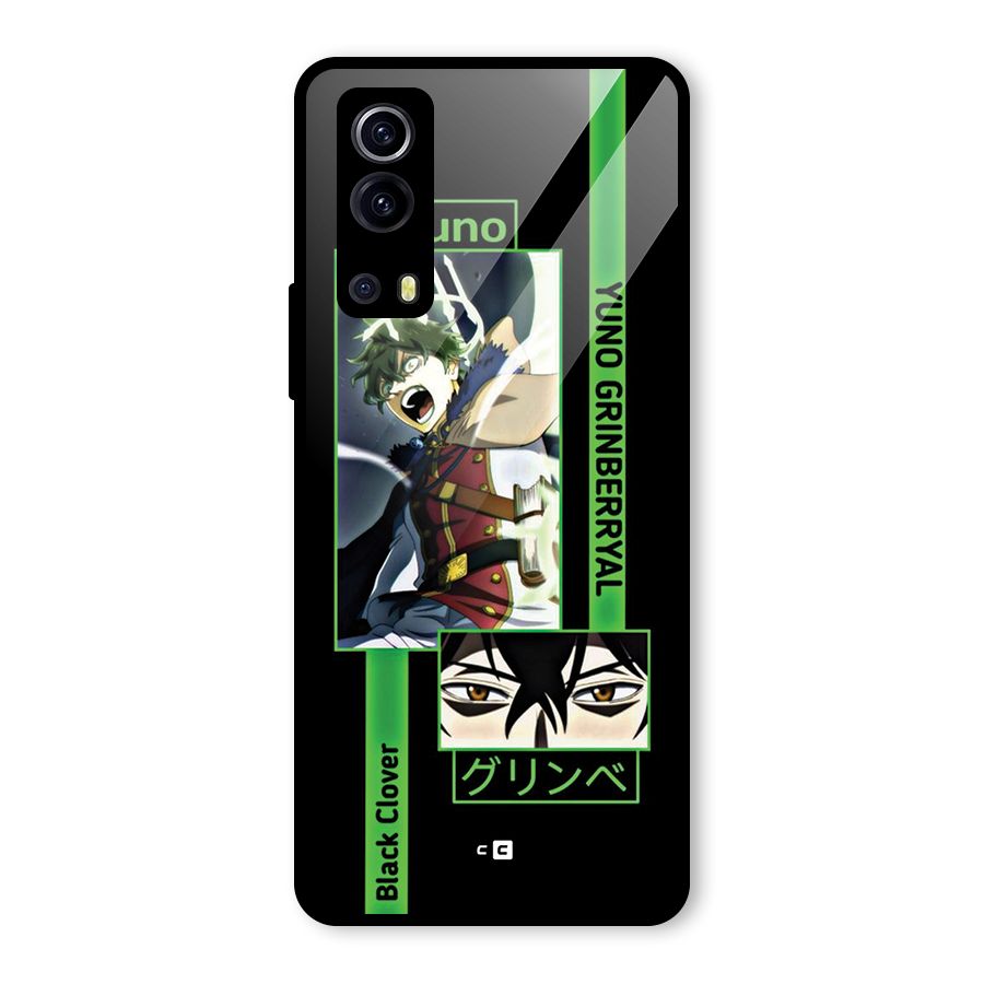 Yuno Black Clover Glass Back Case for Vivo iQOO Z3