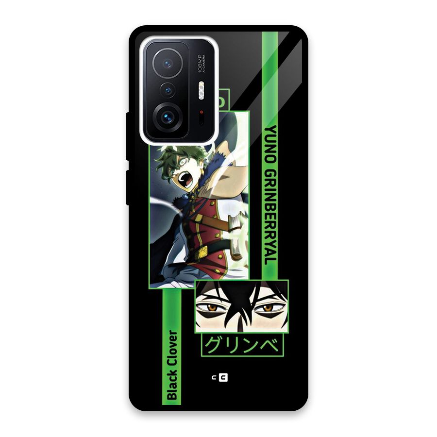 Yuno Black Clover Glass Back Case for Xiaomi 11T Pro