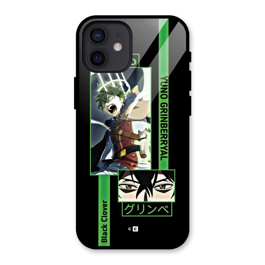 Yuno Black Clover Glass Back Case for iPhone 12