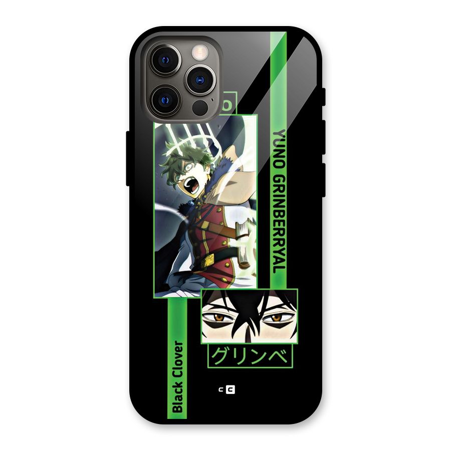 Yuno Black Clover Glass Back Case for iPhone 12 Pro
