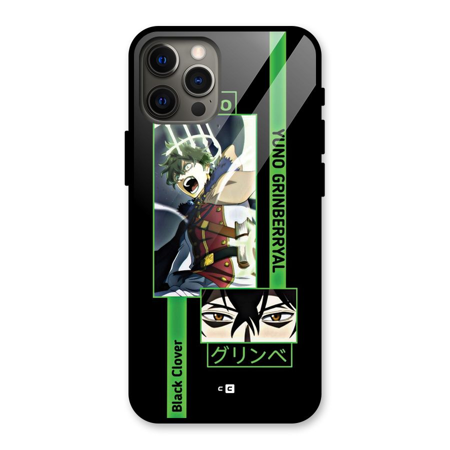 Yuno Black Clover Glass Back Case for iPhone 12 Pro Max