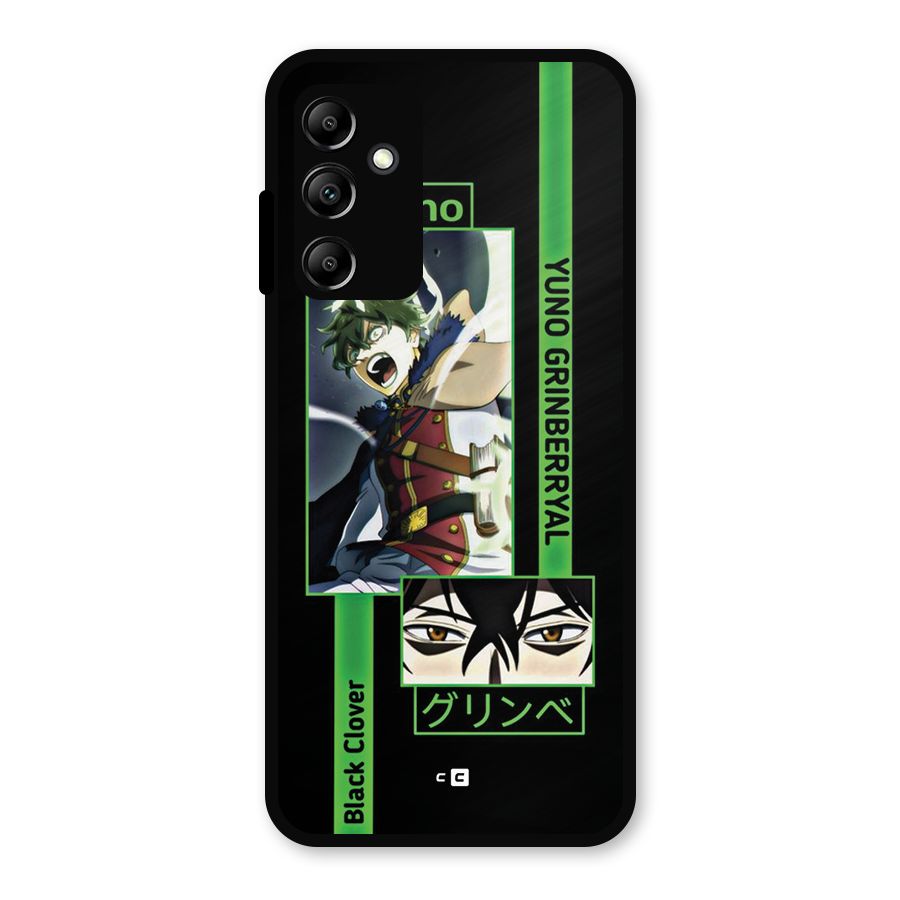 Yuno Black Clover Metal Back Case for Galaxy A14 5G