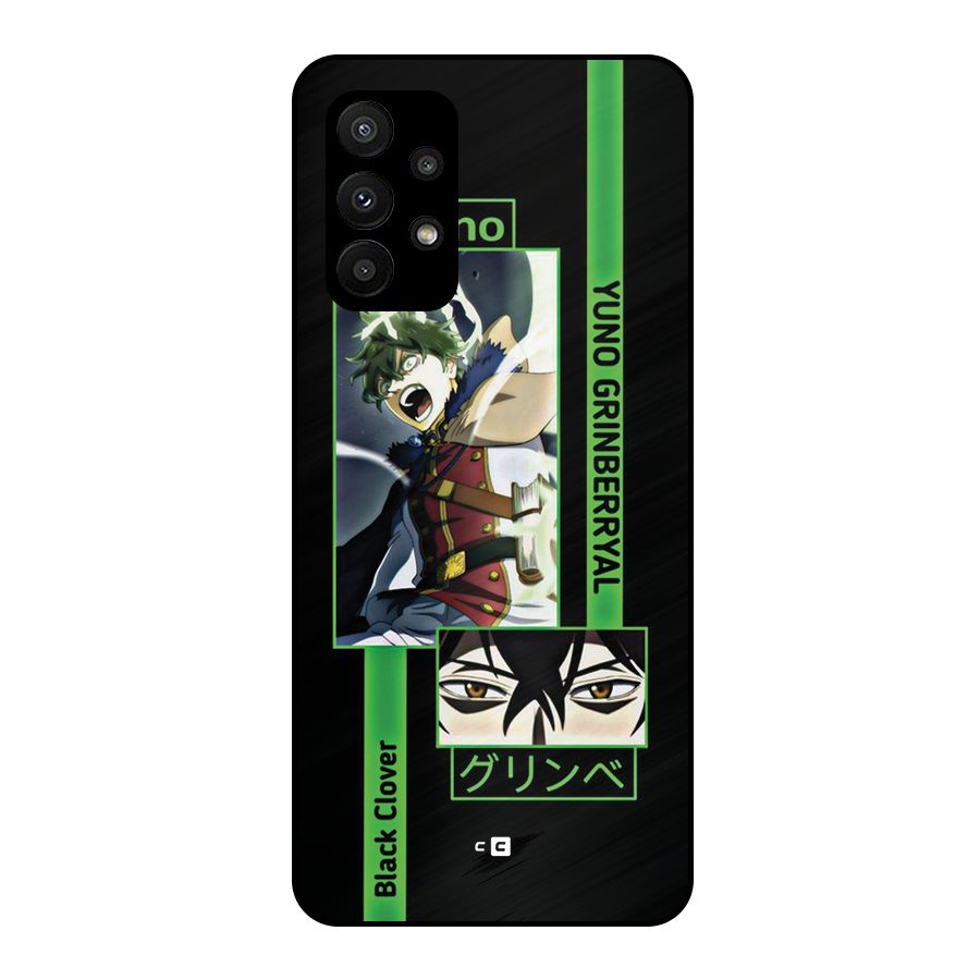 Yuno Black Clover Metal Back Case for Galaxy A23