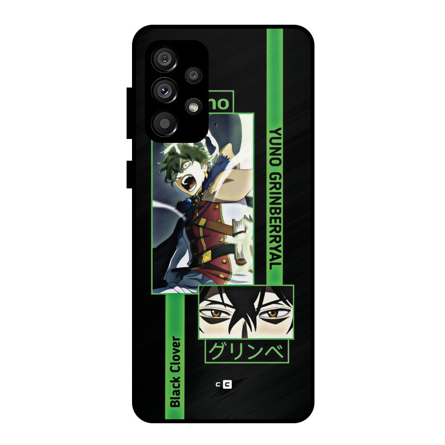 Yuno Black Clover Metal Back Case for Galaxy A73 5G