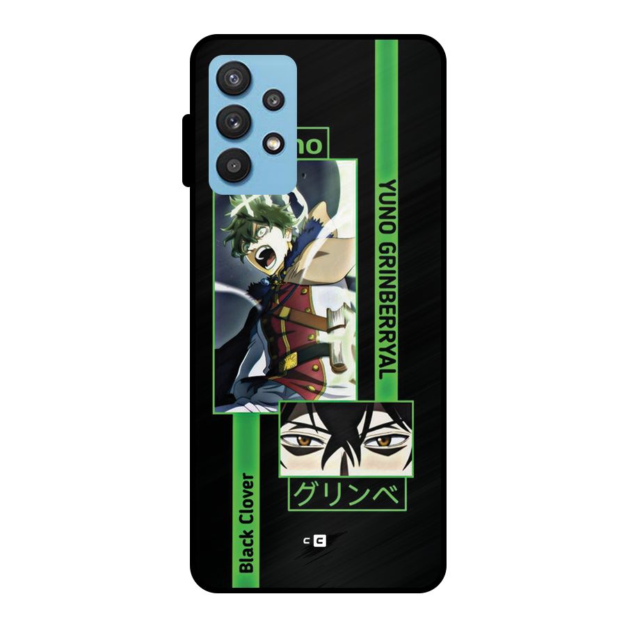 Yuno Black Clover Metal Back Case for Galaxy M32 5G
