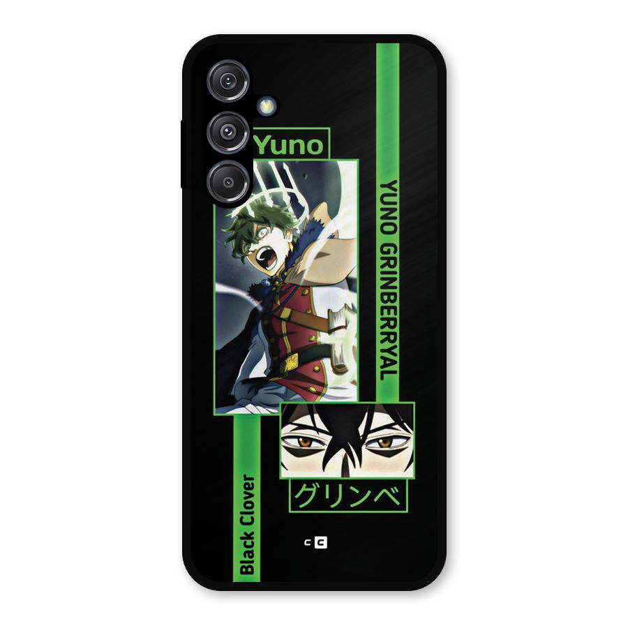 Yuno Black Clover Metal Back Case for Galaxy M34 5G