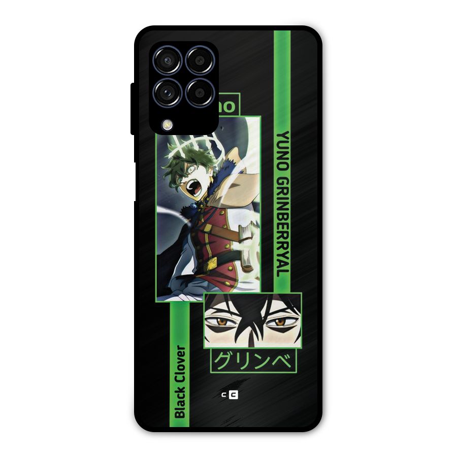 Yuno Black Clover Metal Back Case for Galaxy M53 5G