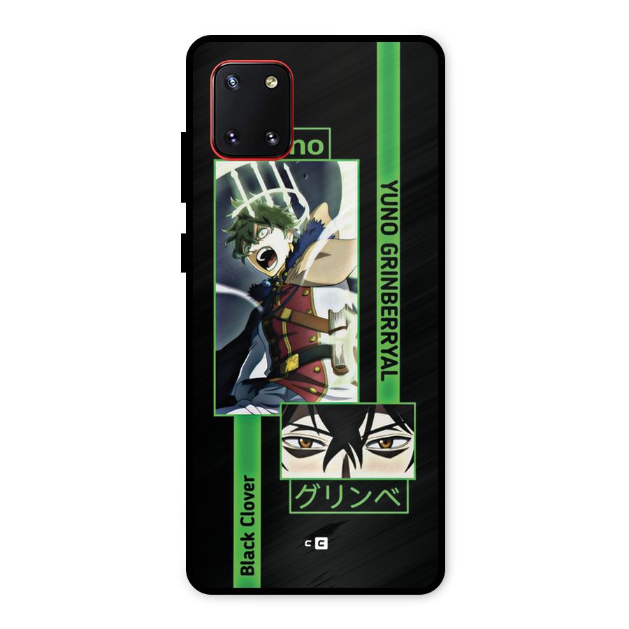 Yuno Black Clover Metal Back Case for Galaxy Note 10 Lite