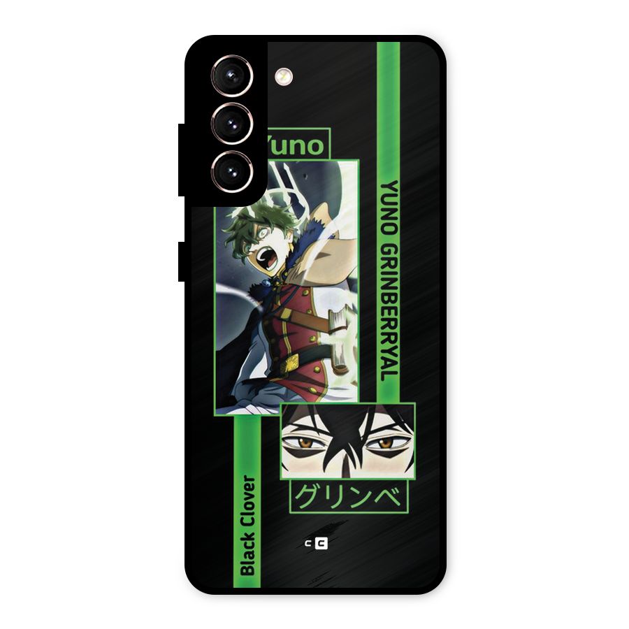 Yuno Black Clover Metal Back Case for Galaxy S21 5G