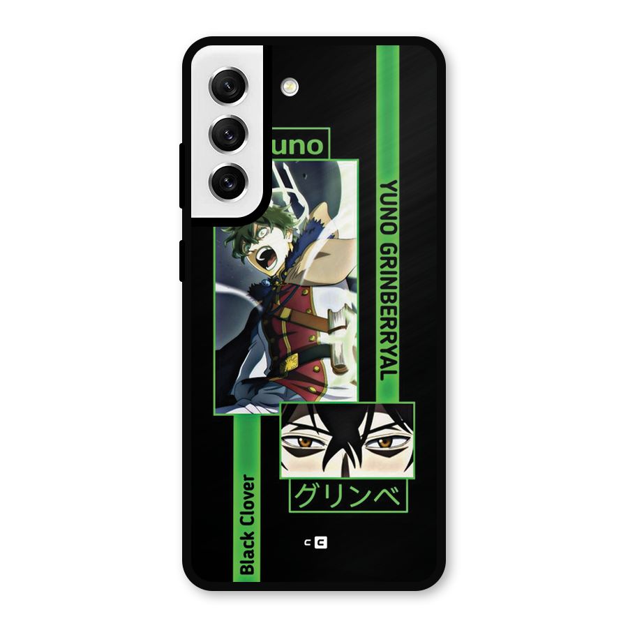 Yuno Black Clover Metal Back Case for Galaxy S21 FE 5G
