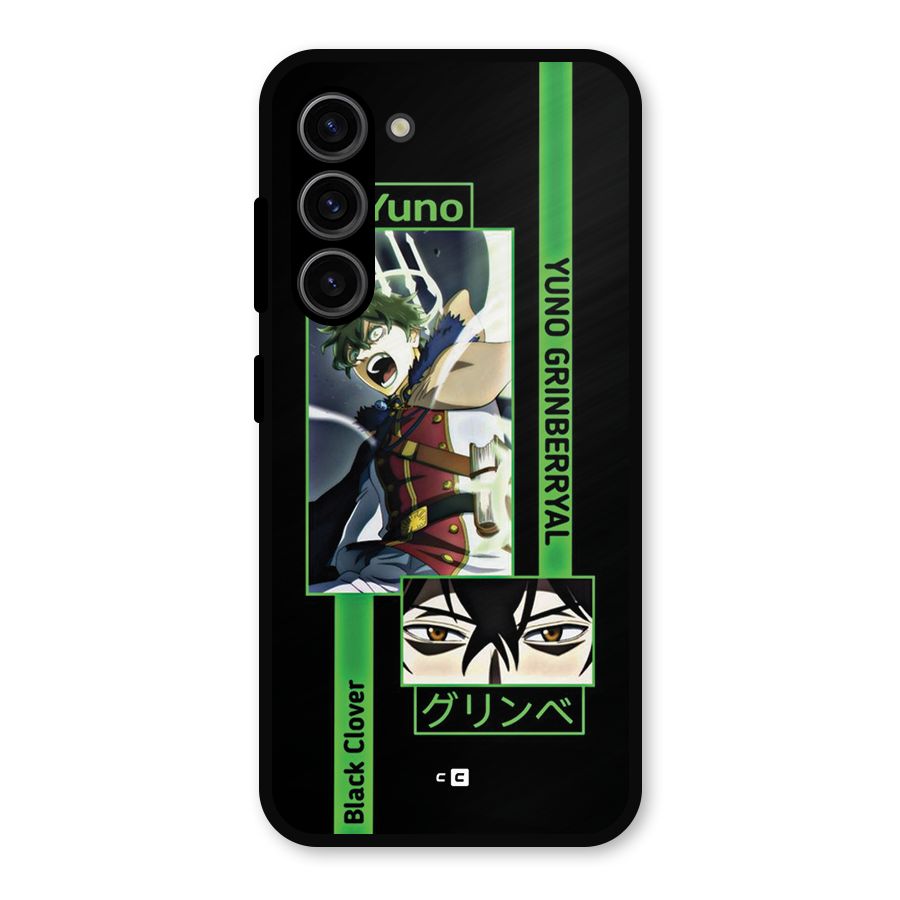 Yuno Black Clover Metal Back Case for Galaxy S23