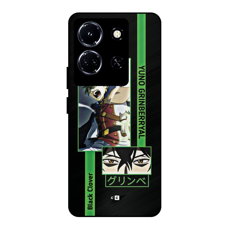 Yuno Black Clover Metal Back Case for Infinix Note 30 5G