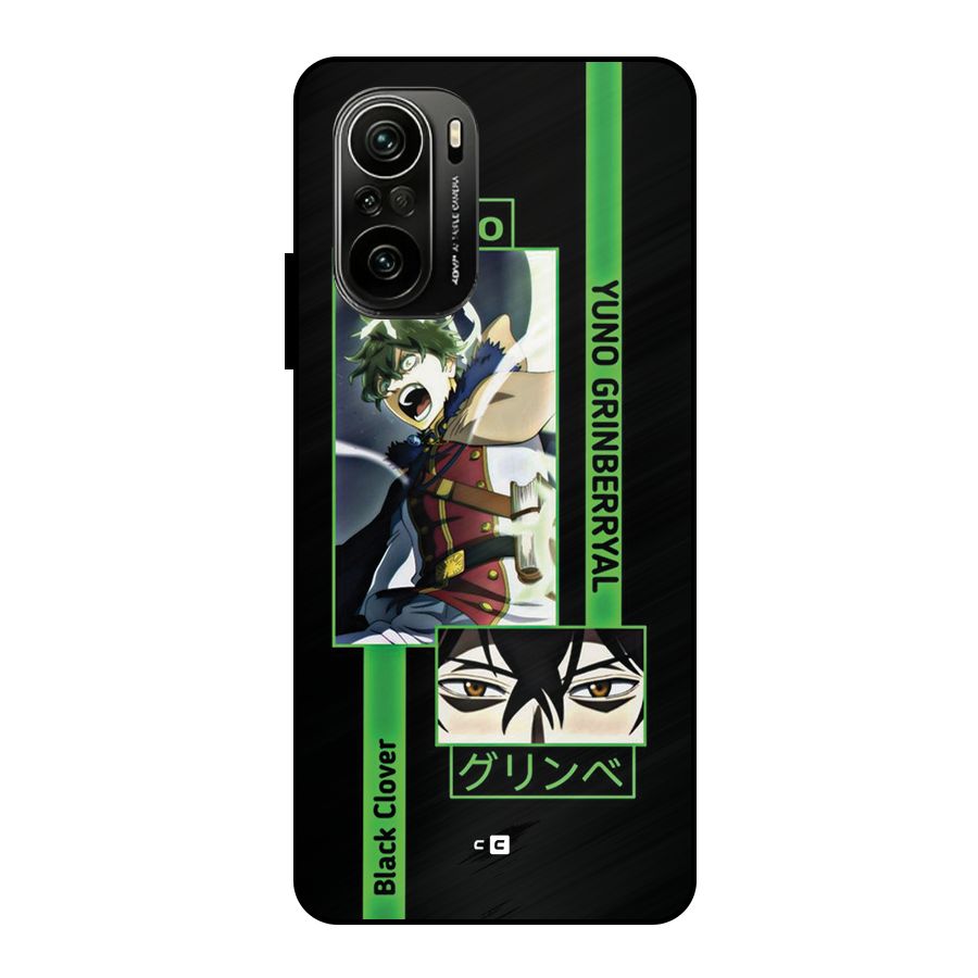 Yuno Black Clover Metal Back Case for Mi 11x