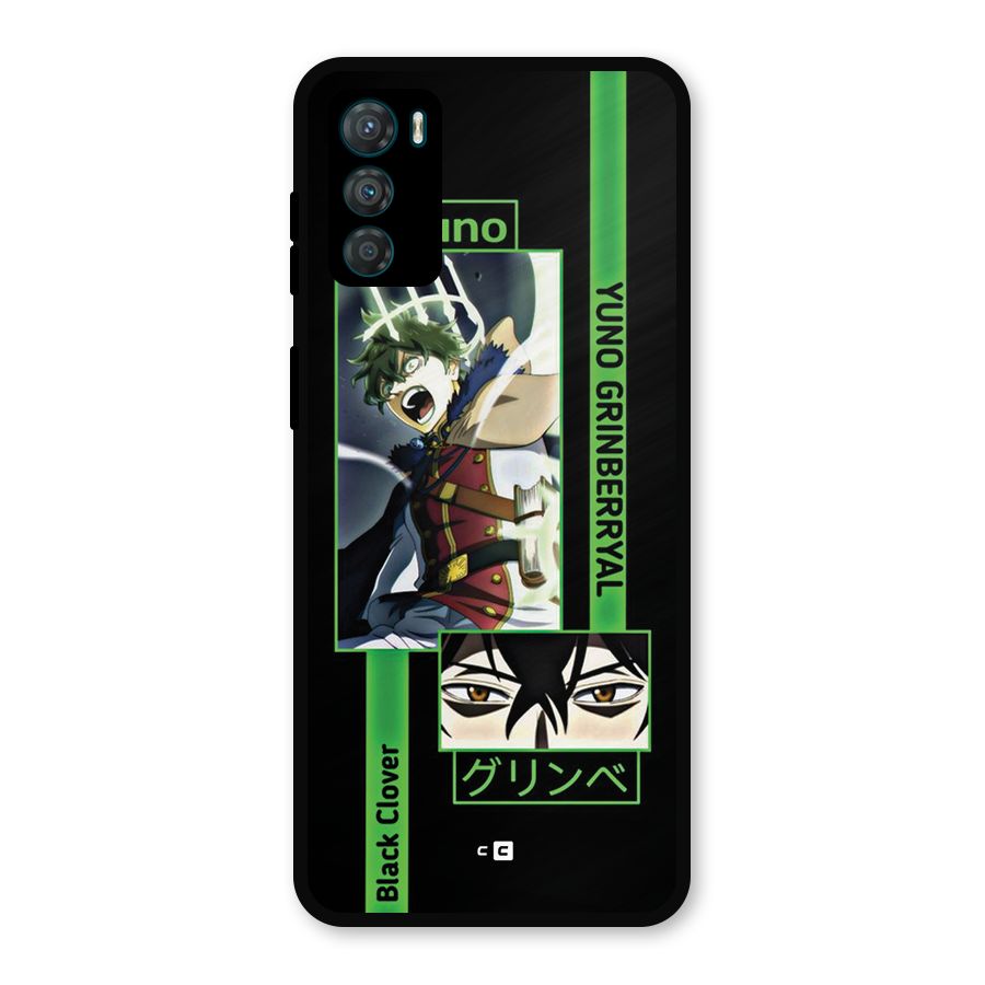 Yuno Black Clover Metal Back Case for Moto G42