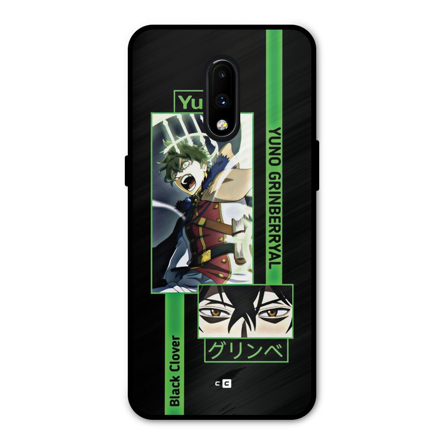 Yuno Black Clover Metal Back Case for OnePlus 7
