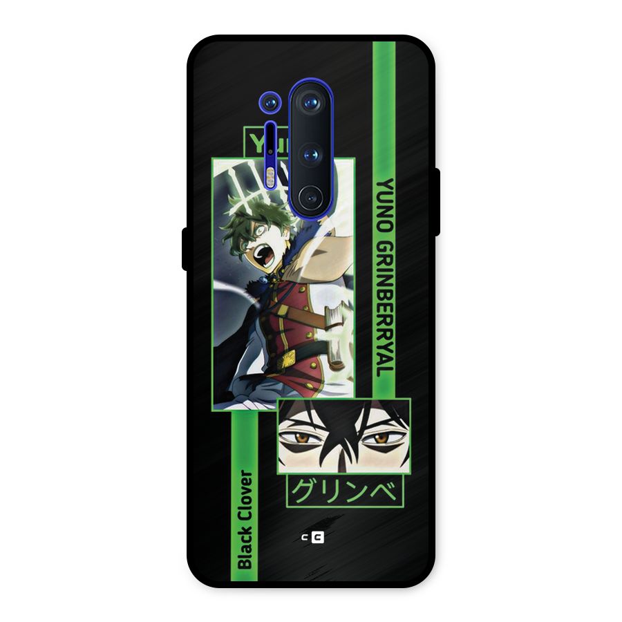 Yuno Black Clover Metal Back Case for OnePlus 8 Pro