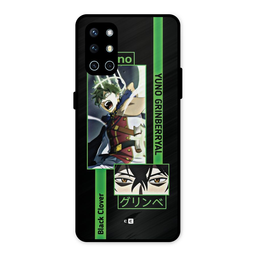 Yuno Black Clover Metal Back Case for OnePlus 9R