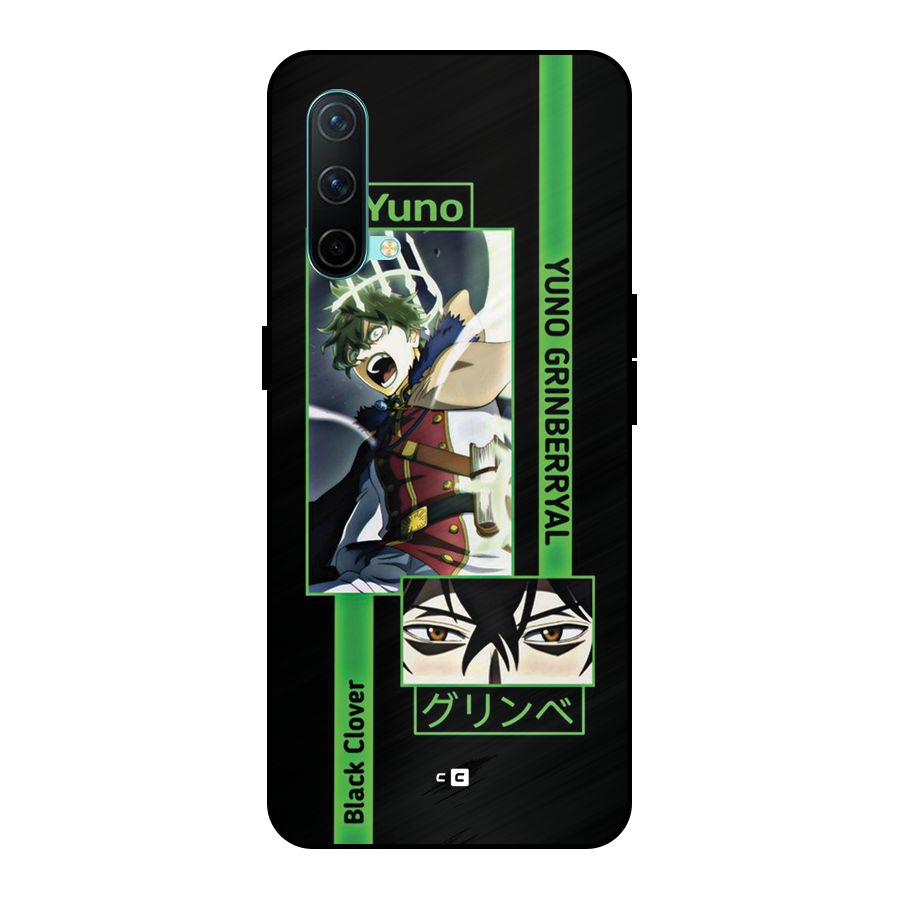 Yuno Black Clover Metal Back Case for OnePlus Nord CE 5G