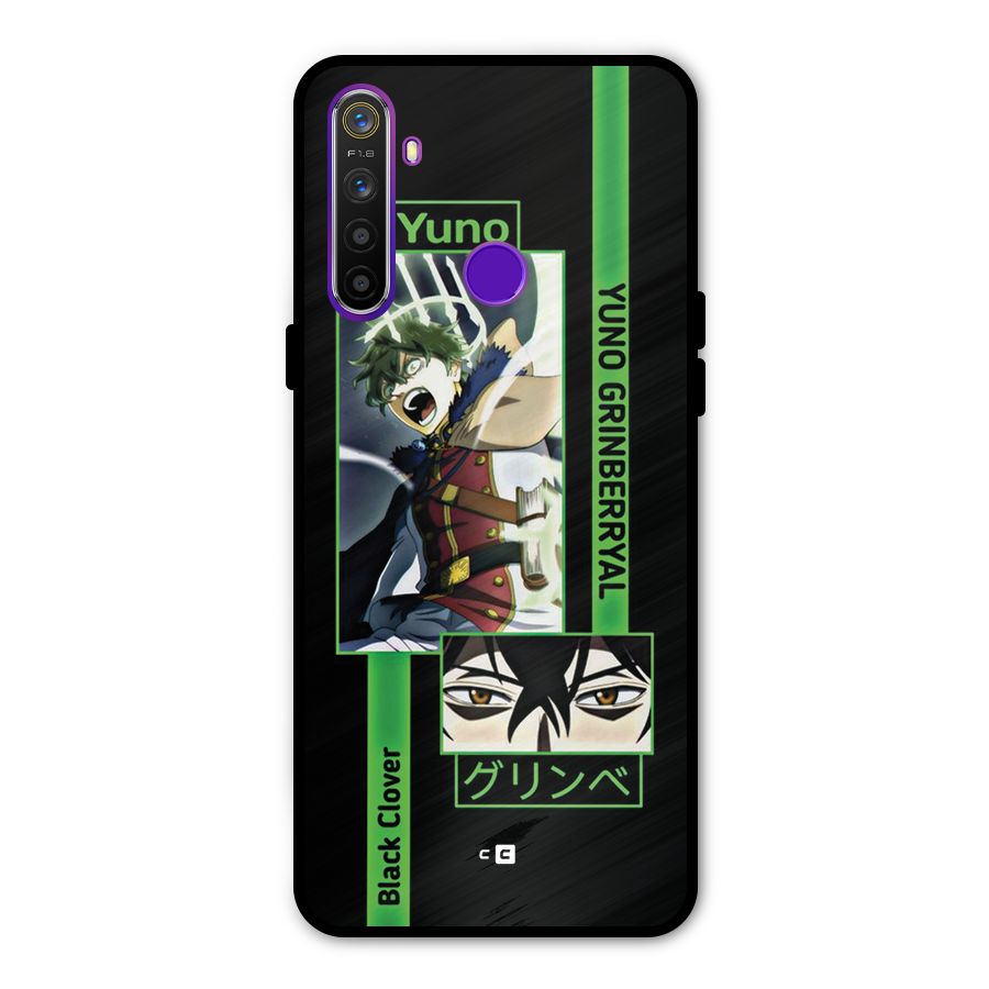 Yuno Black Clover Metal Back Case for Realme 5