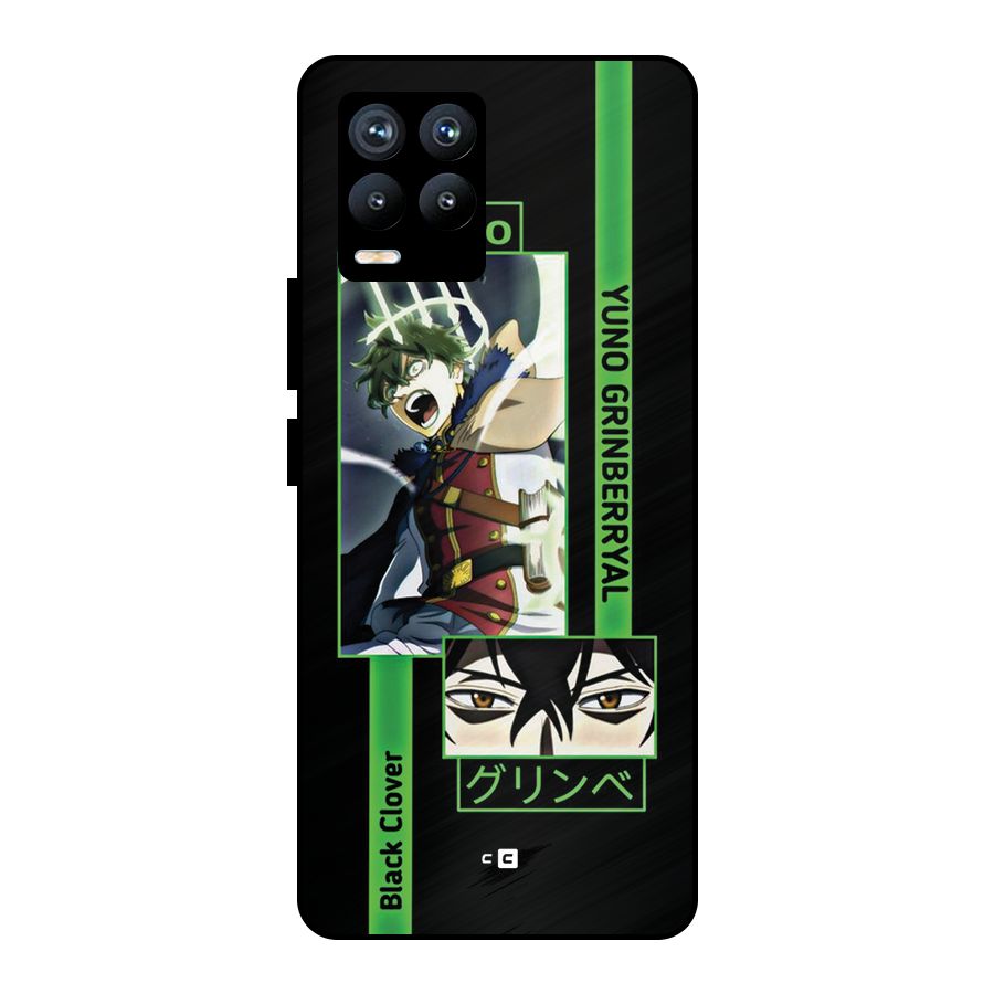 Yuno Black Clover Metal Back Case for Realme 8 Pro