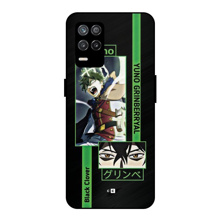 Yuno Black Clover Metal Back Case for Realme 8s 5G