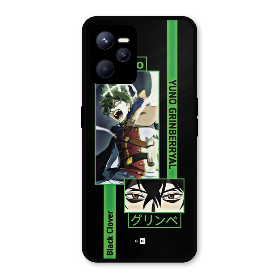 Yuno Black Clover Metal Back Case for Realme C35