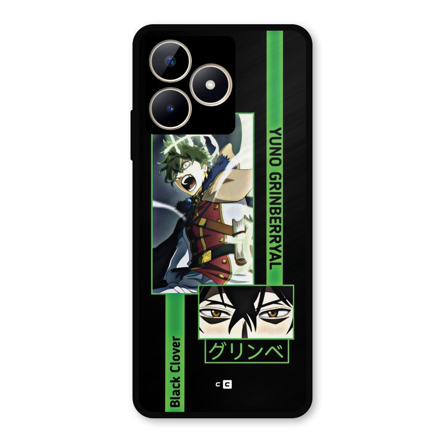Yuno Black Clover Metal Back Case for Realme C53