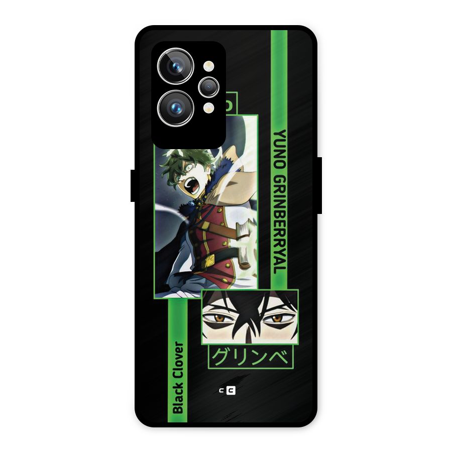 Yuno Black Clover Metal Back Case for Realme GT2 Pro
