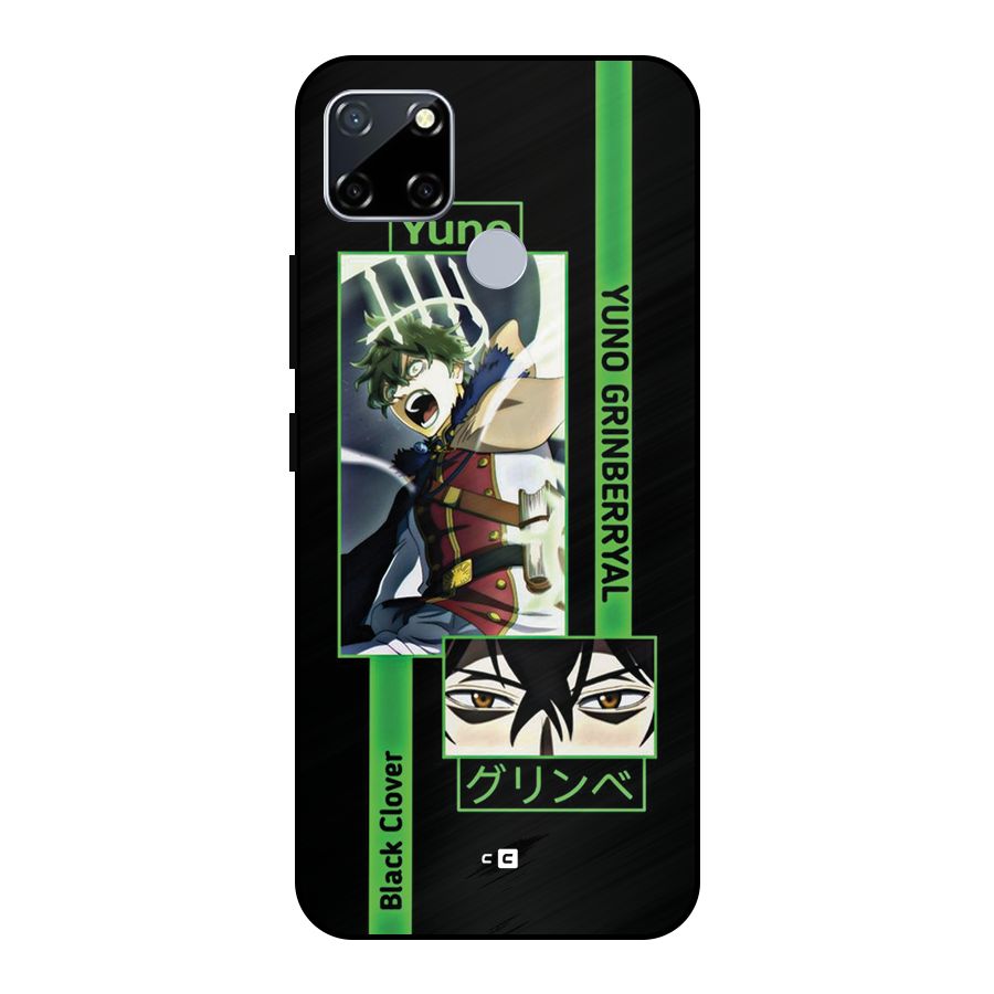 Yuno Black Clover Metal Back Case for Realme Narzo 30A