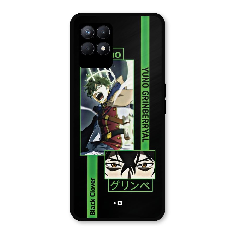 Yuno Black Clover Metal Back Case for Realme Narzo 50