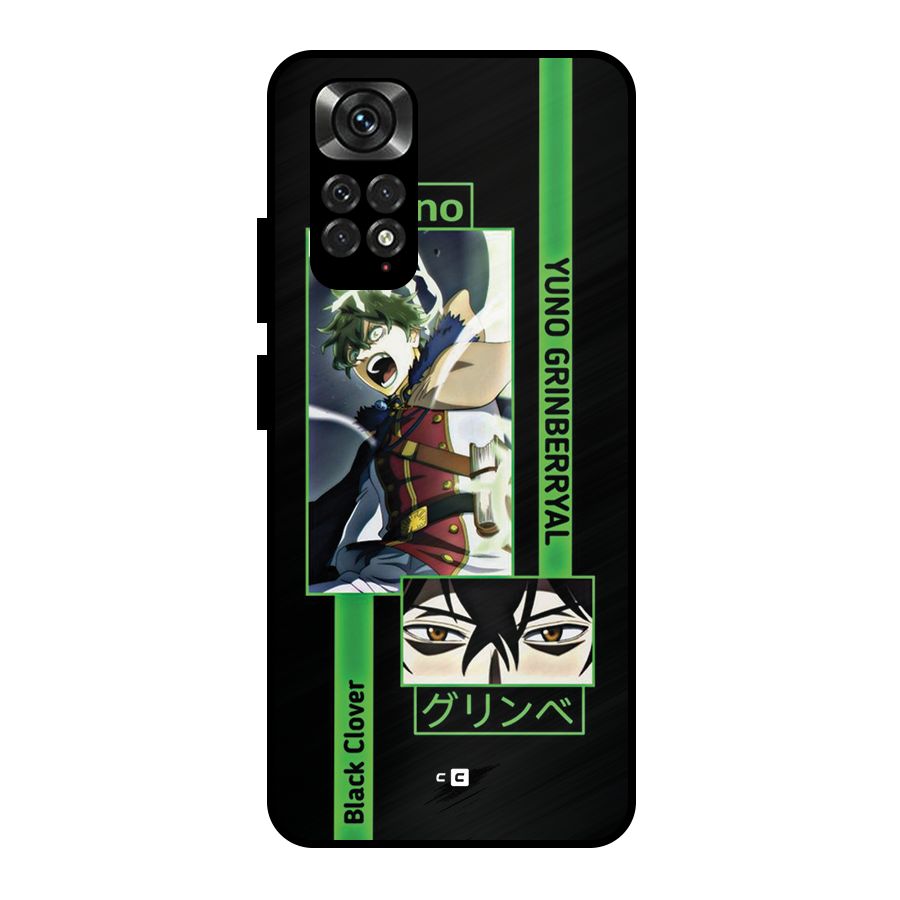 Yuno Black Clover Metal Back Case for Redmi Note 11 Pro Plus 5G