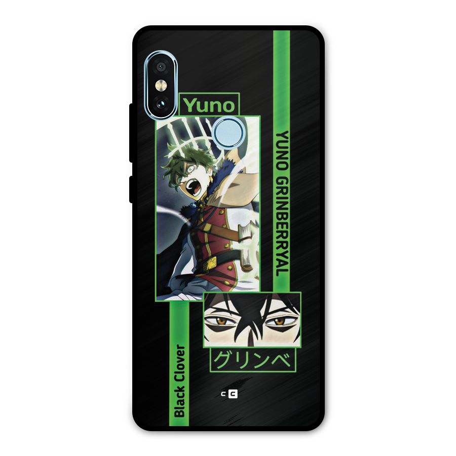 Yuno Black Clover Metal Back Case for Redmi Note 5 Pro