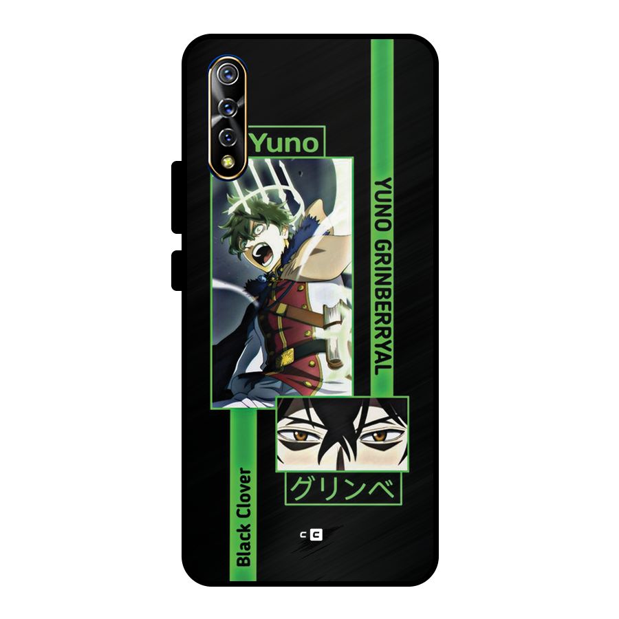 Yuno Black Clover Metal Back Case for Vivo S1
