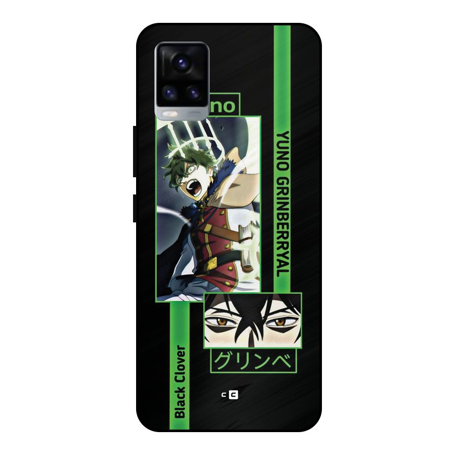 Yuno Black Clover Metal Back Case for Vivo V20
