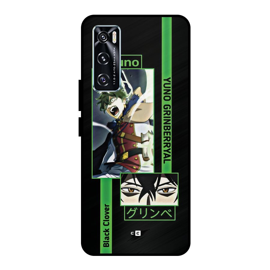 Yuno Black Clover Metal Back Case for Vivo V20 SE