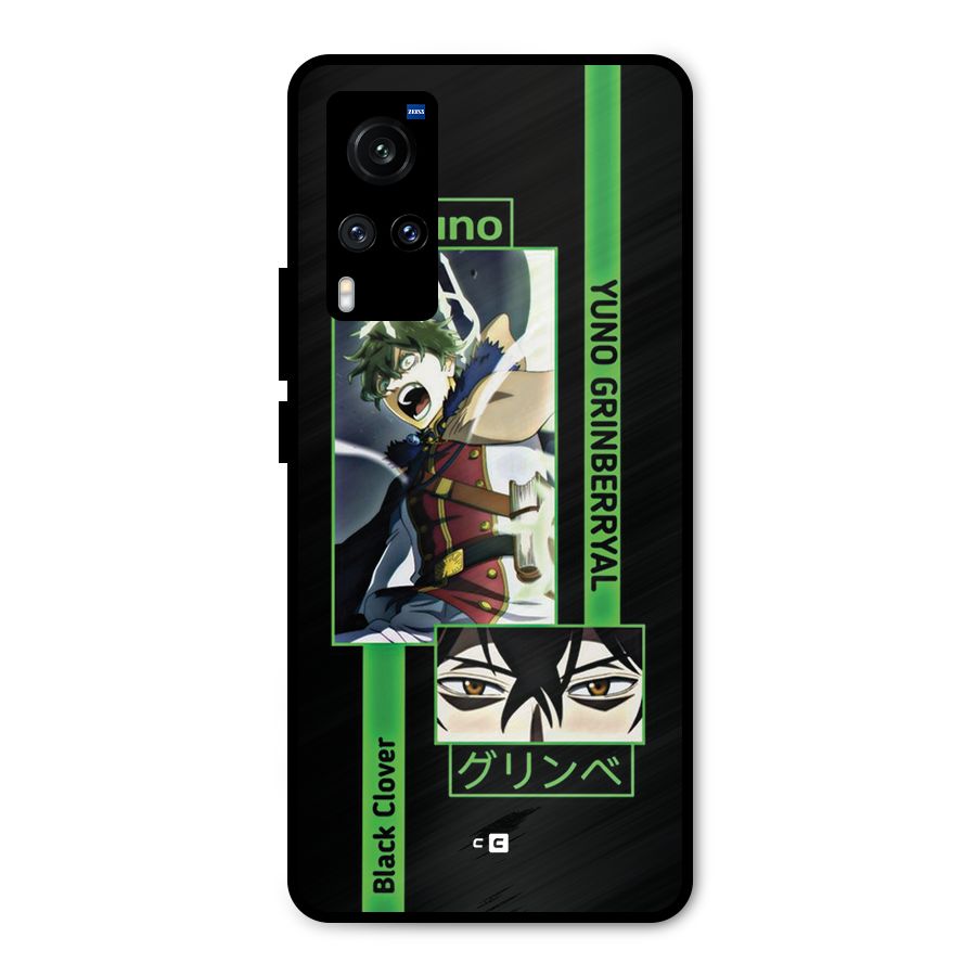 Yuno Black Clover Metal Back Case for Vivo X60