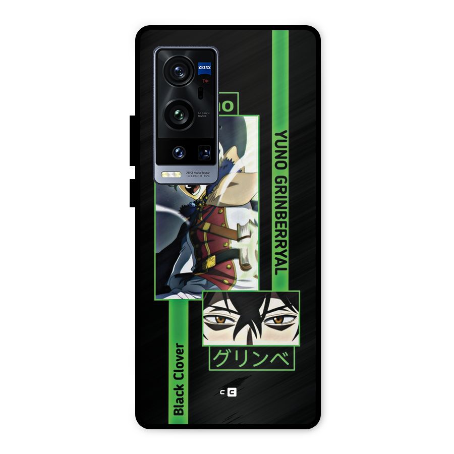 Yuno Black Clover Metal Back Case for Vivo X60 Pro Plus
