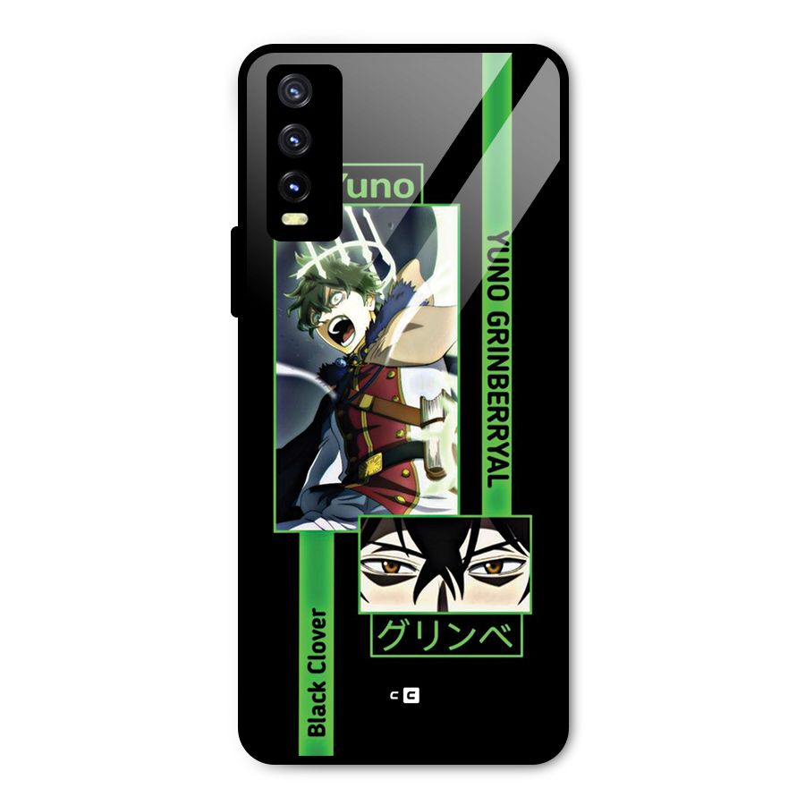 Yuno Black Clover Metal Back Case for Vivo Y20
