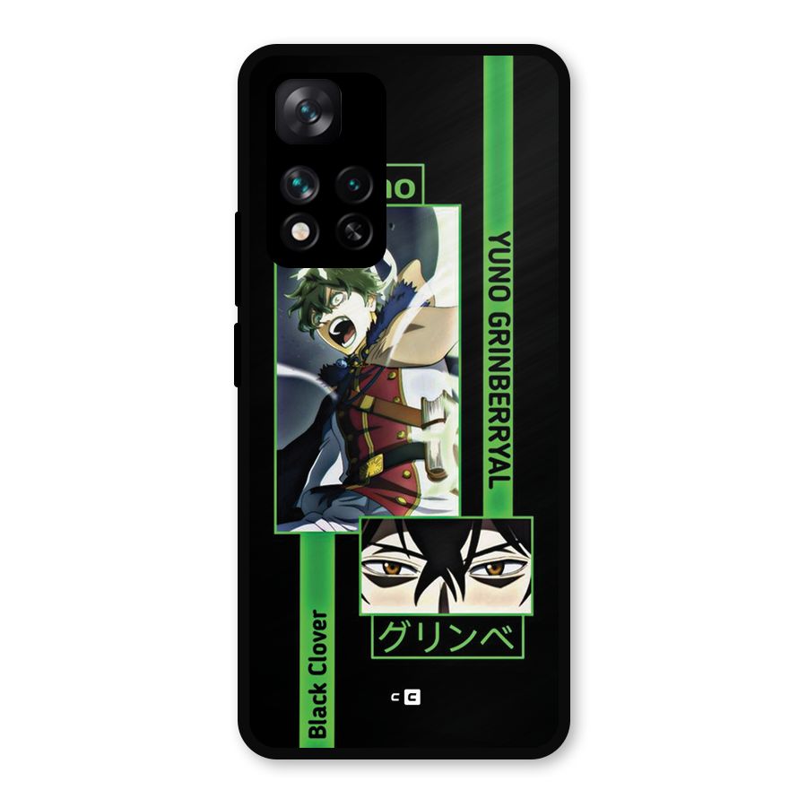 Yuno Black Clover Metal Back Case for Xiaomi 11i Hypercharge 5G