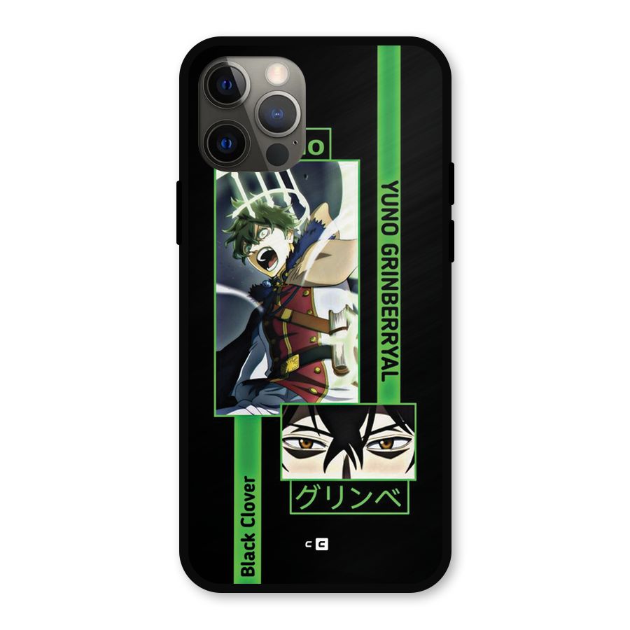 Yuno Black Clover Metal Back Case for iPhone 12 Pro