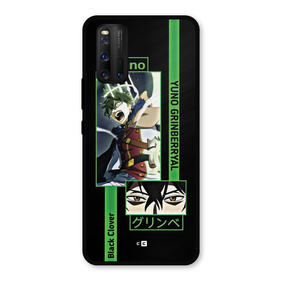 Yuno Black Clover Metal Back Case for iQOO 3
