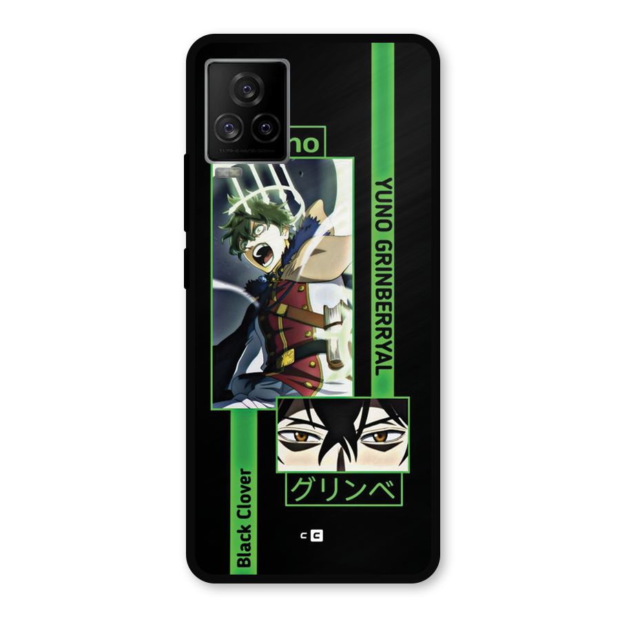 Yuno Black Clover Metal Back Case for iQOO 7 Legend 5G