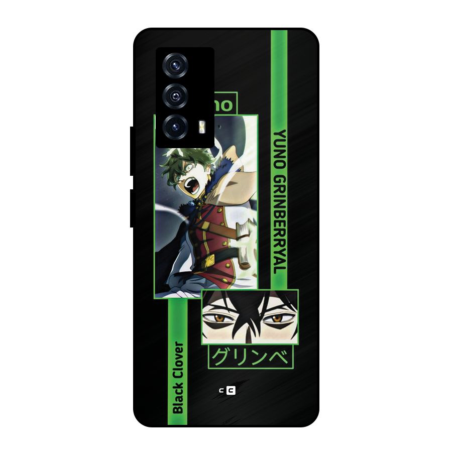 Yuno Black Clover Metal Back Case for iQOO Z5